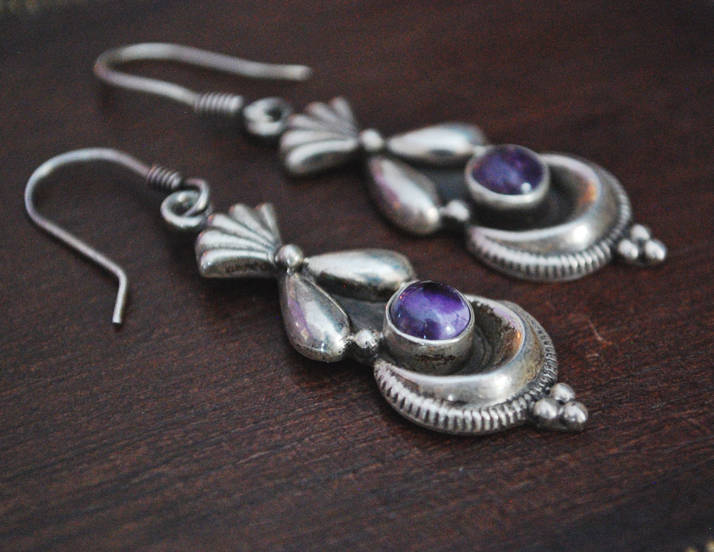 Amethyst Earrings from India