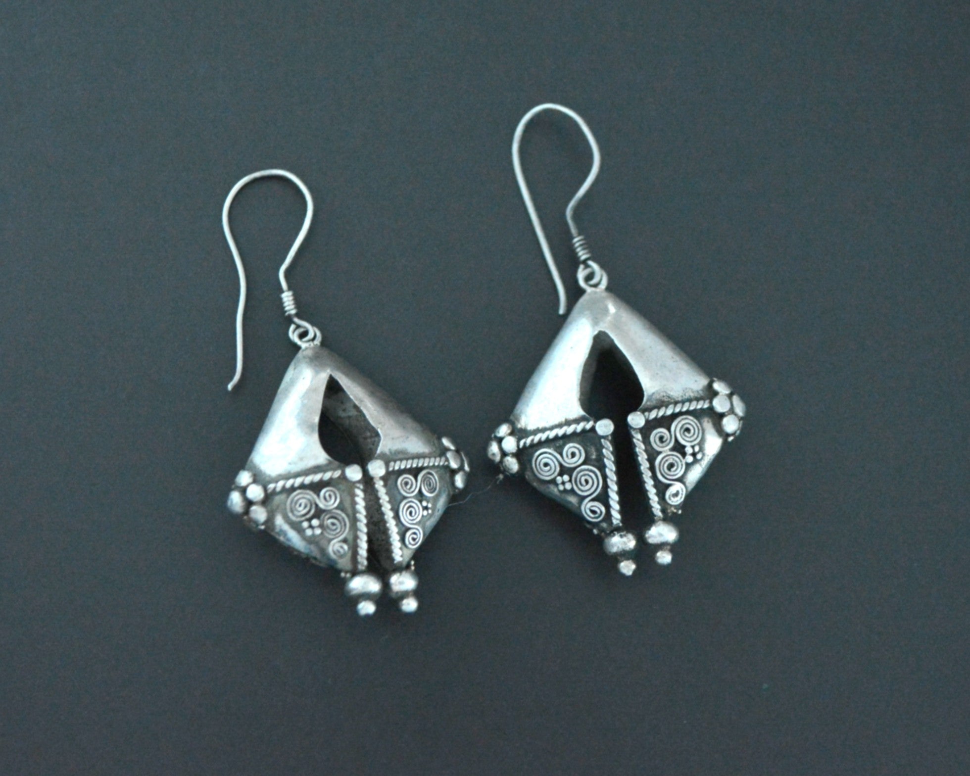 Vintage Mamuli Style Indonesian Earrings - Mamuli Earrings