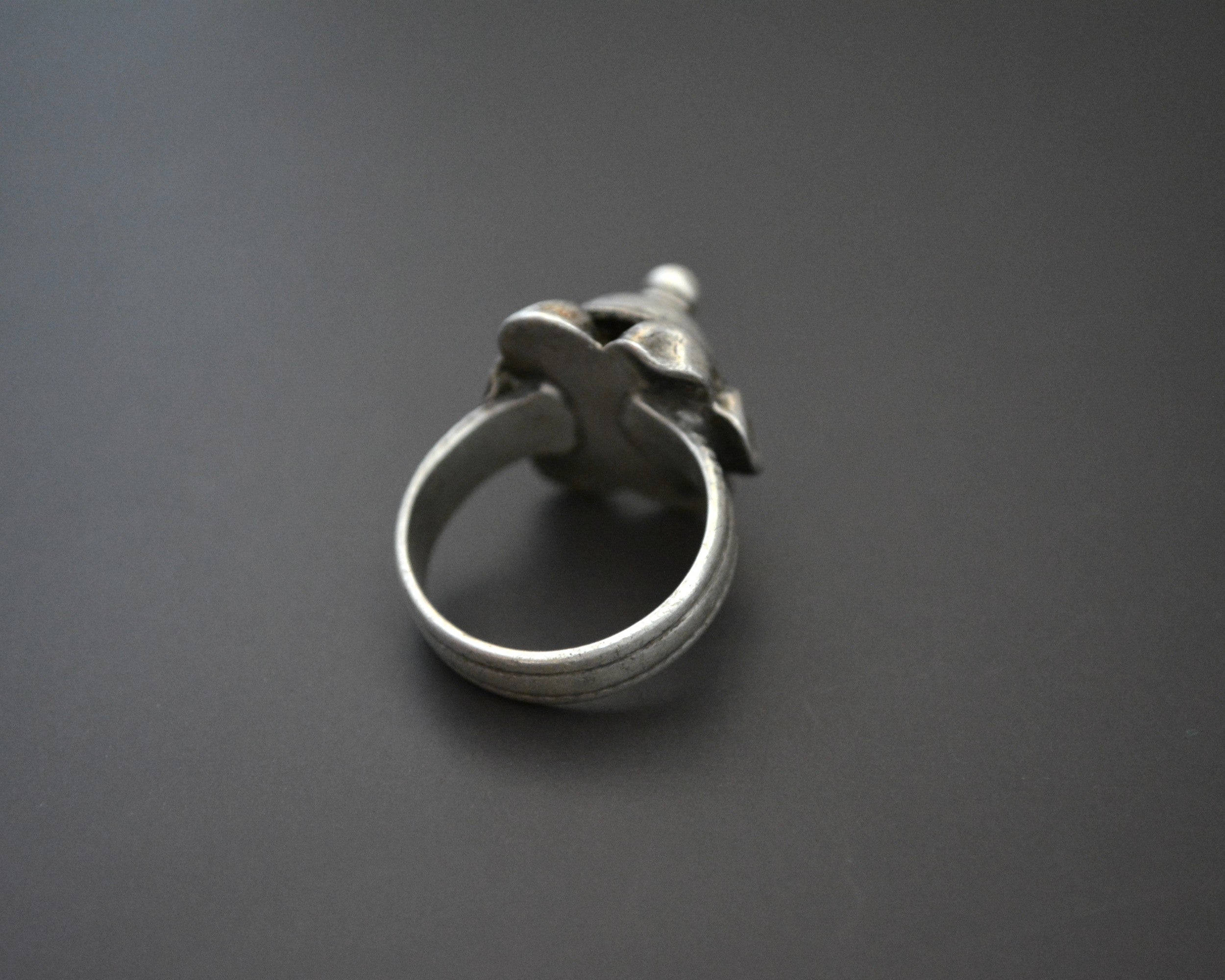 Afghani Silver Ring - Size 8
