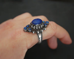 Ethnic Nepali Lapis Lazuli Ring - Size 10