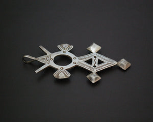 Tuareg Sterling Silver Cross Pendant