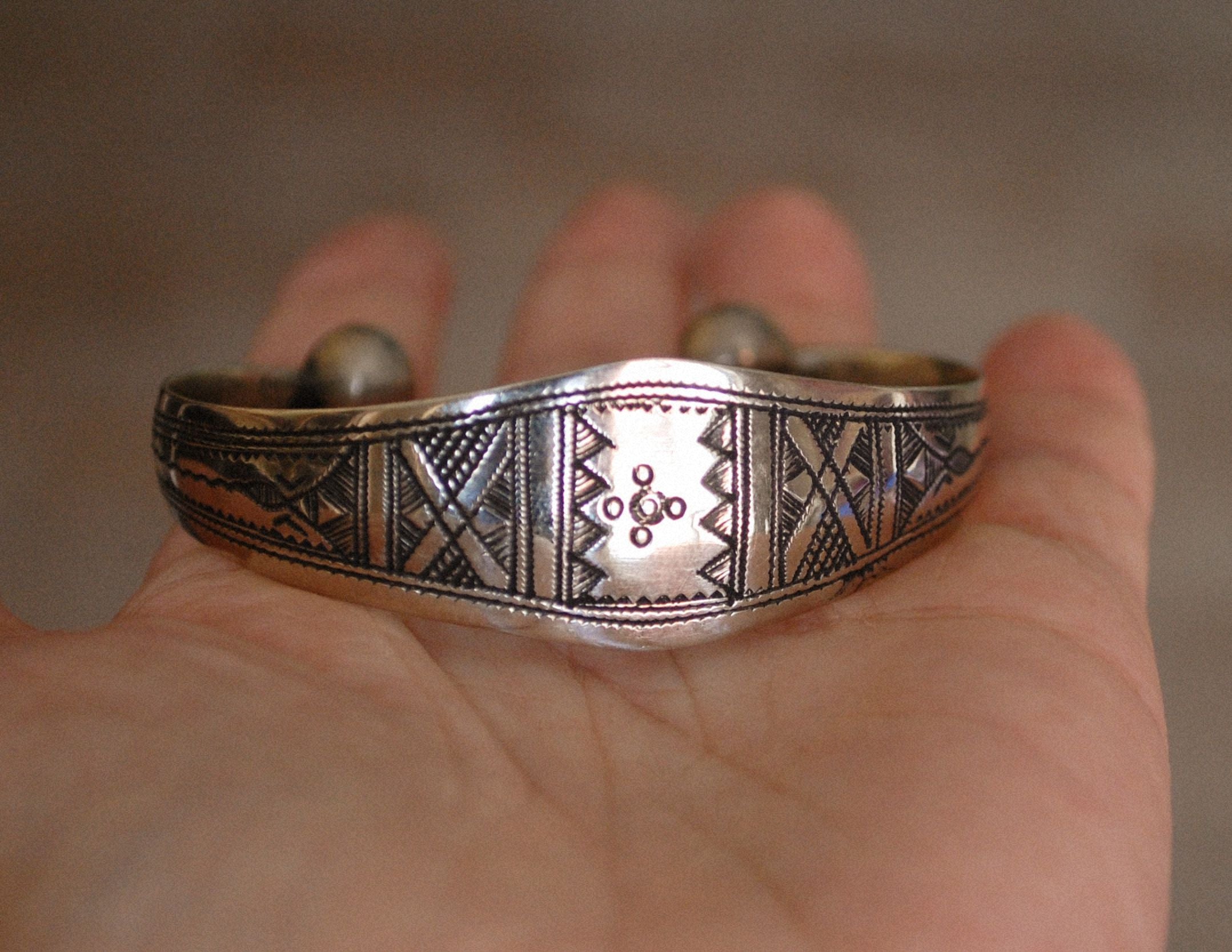 Tuareg Silver Cuff Bracelet