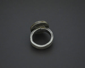 Old Indian Tribal Coin Ring - Size 5.5