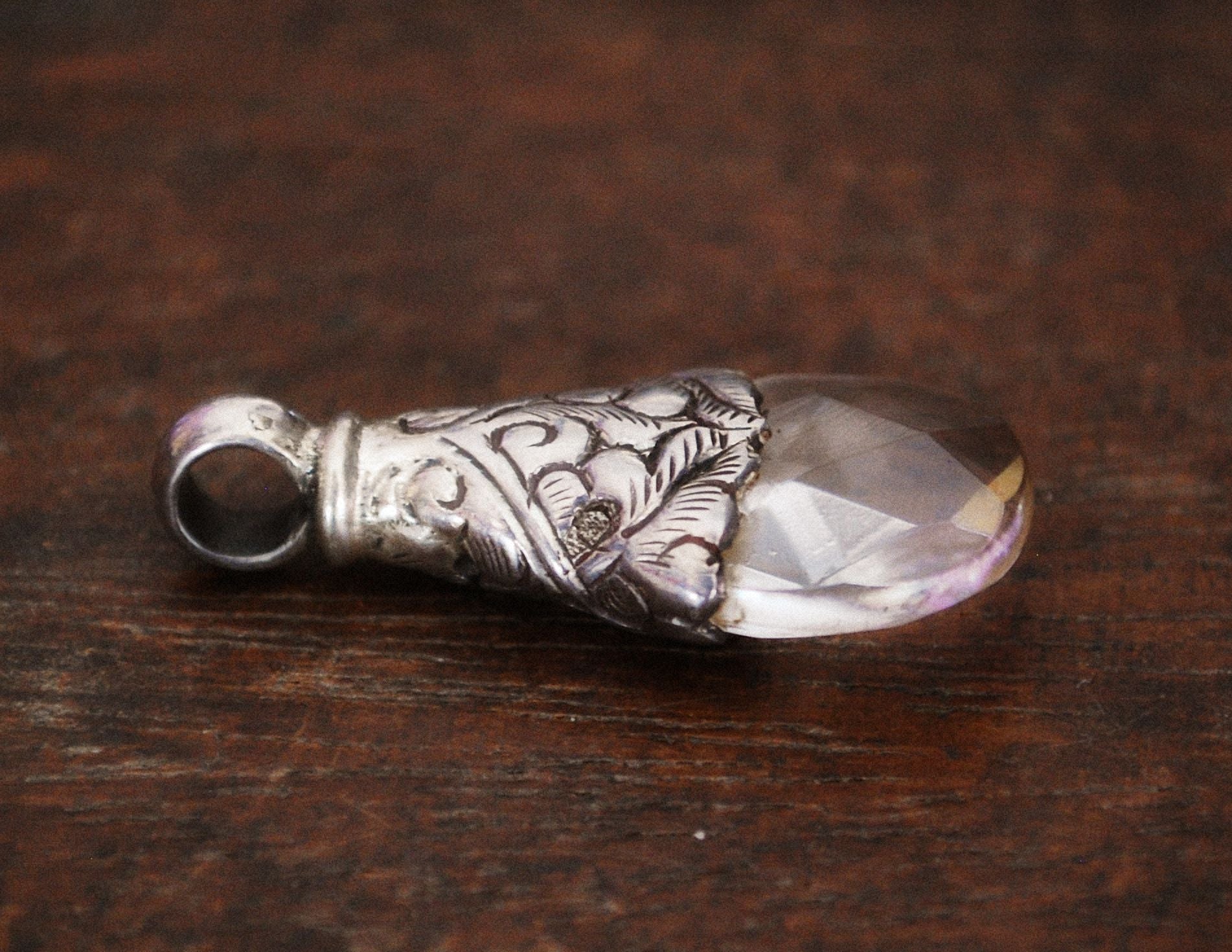 Himalayan Crystal Quartz Amulet