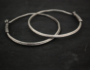Antique Afghani Hoop Earrings
