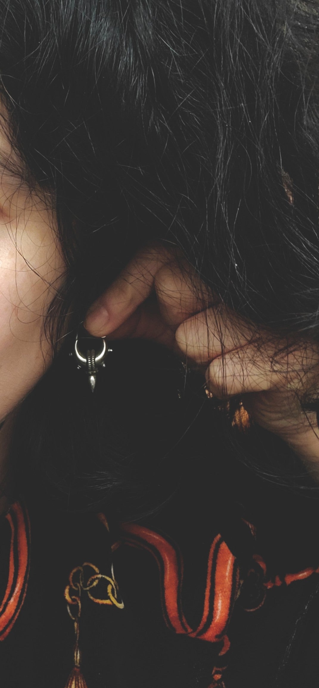 Ethnic Spike Hoop Earrings - SMALL TO LARGE