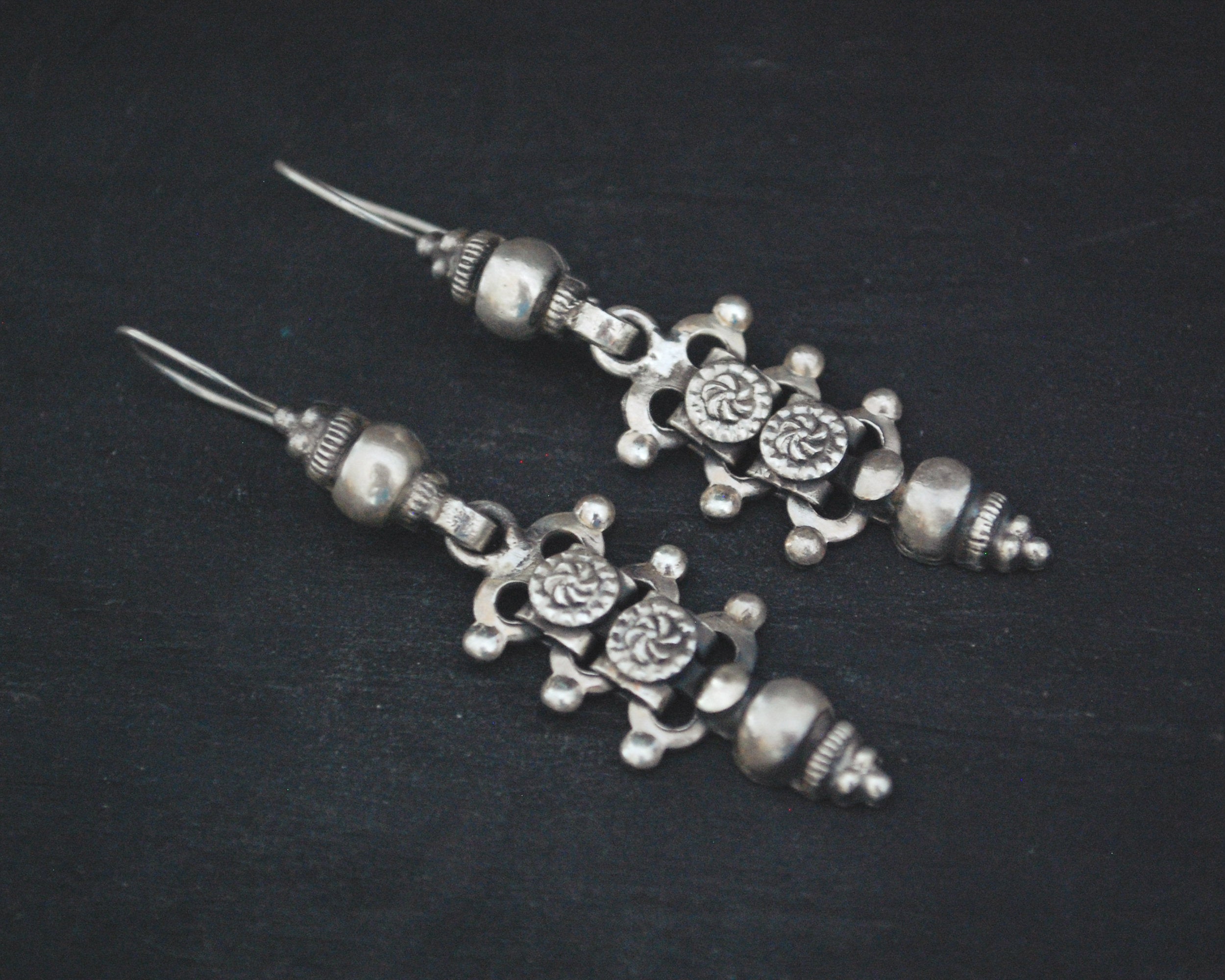 Rajasthani Silver Earrings