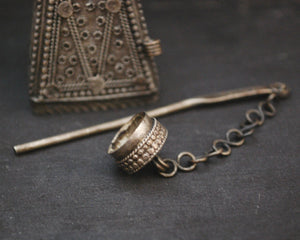 Yemeni Silver Khol Container