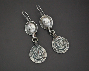 Hindu Charm Earrings Vishnu's Feet