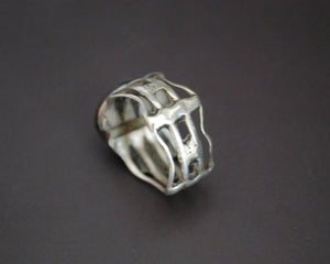 Yemeni Bedouin Black Coral Ring - Size 8