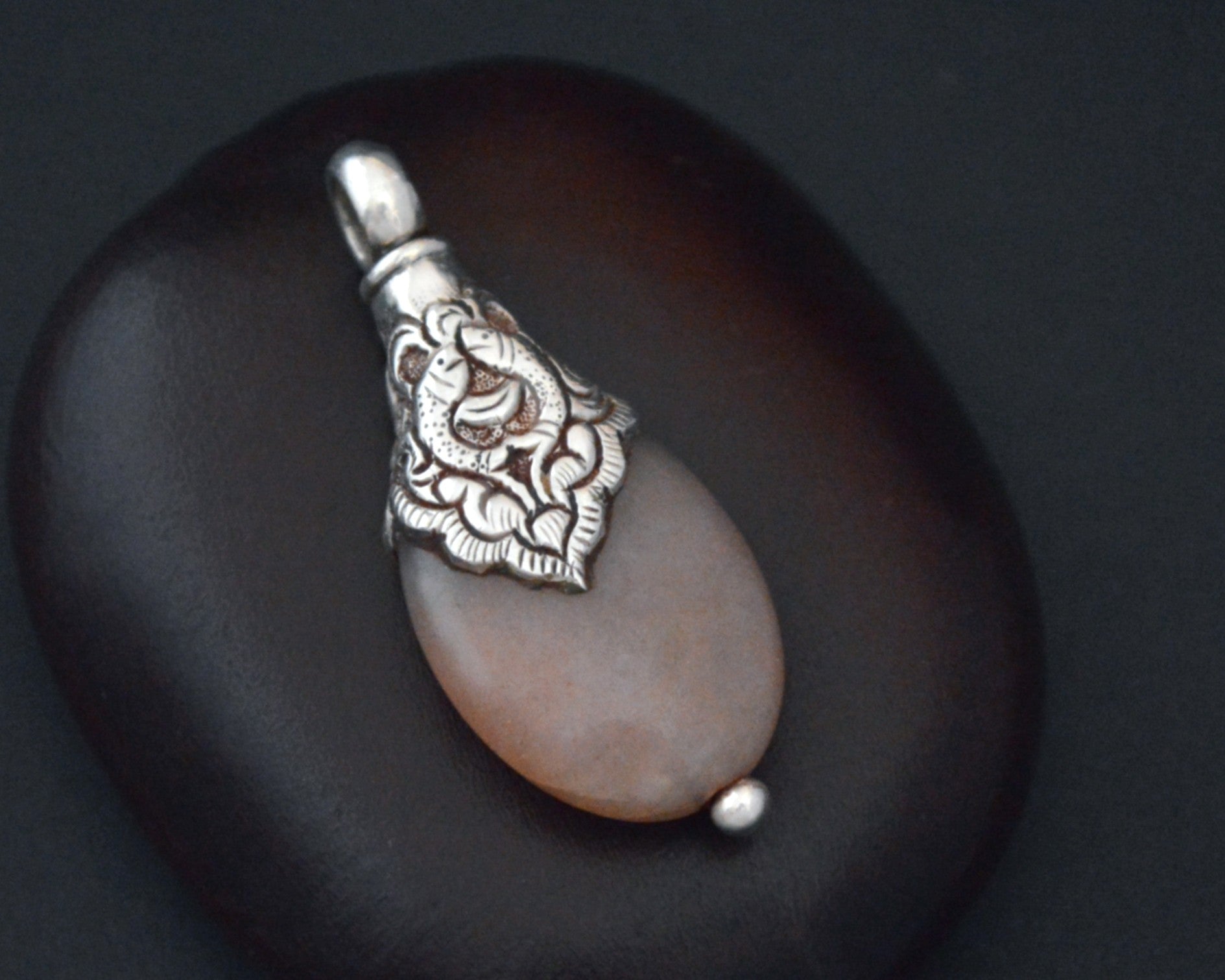 Nepali Pendant with Fish Repoussee