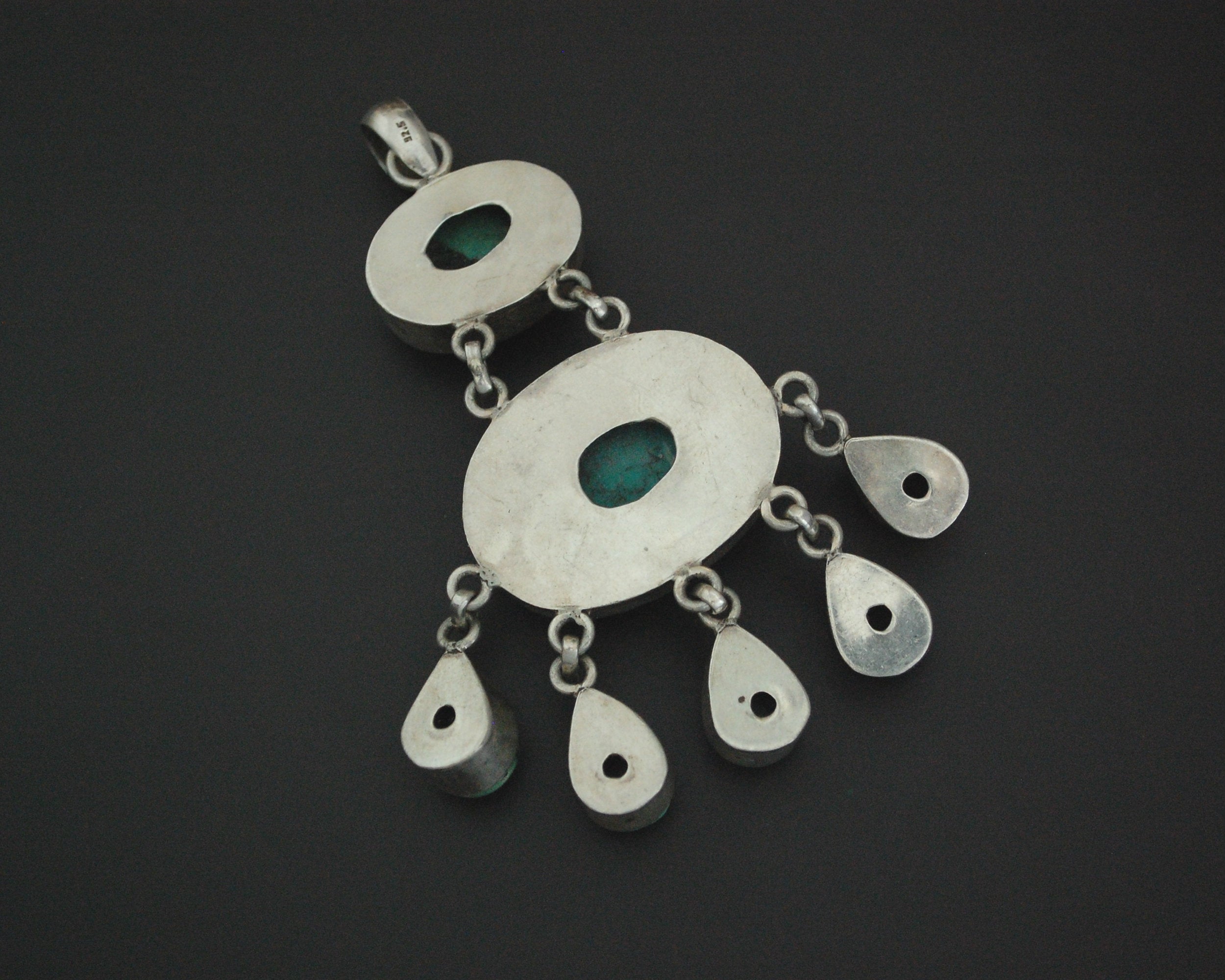 Huge Turquoise Pendant from India