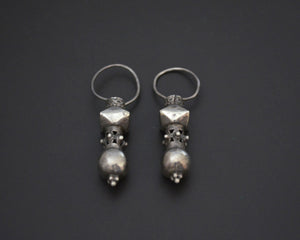 Old Rajasthani Silver Earrings