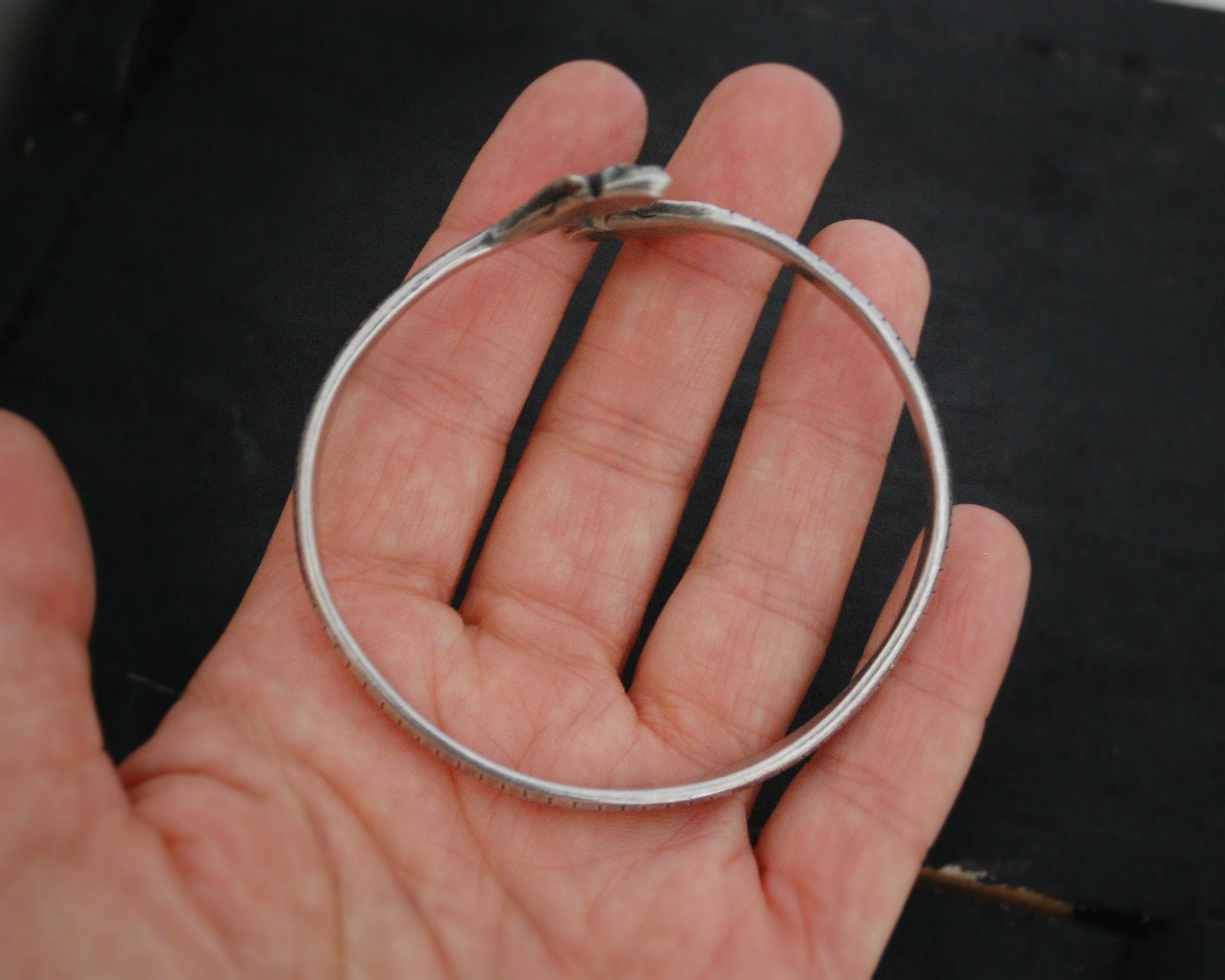 Vintage Sterling Silver Cobra Bracelet