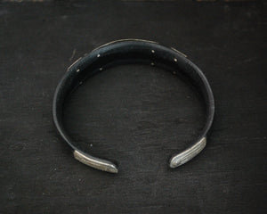 Tuareg Silver Cuff Bracelet with Engravings