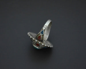 Afghani Turquoise Ring - Size 8.5