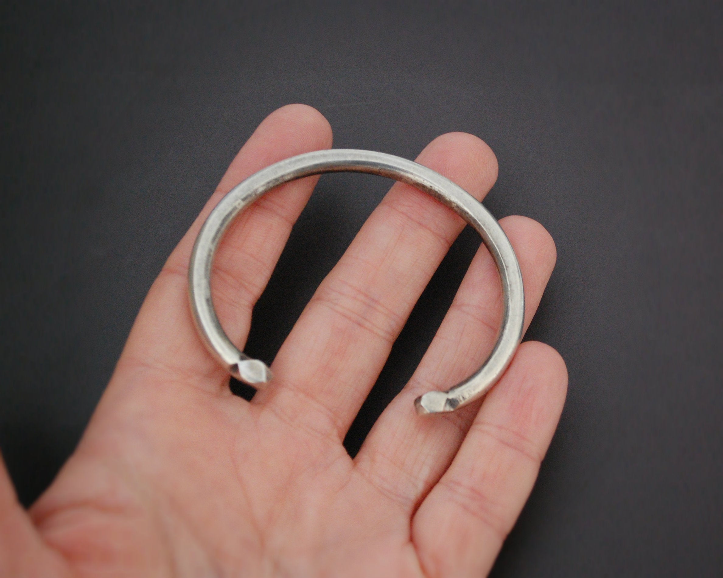 Bedouin Solid Silver Bracelet - XSMALL