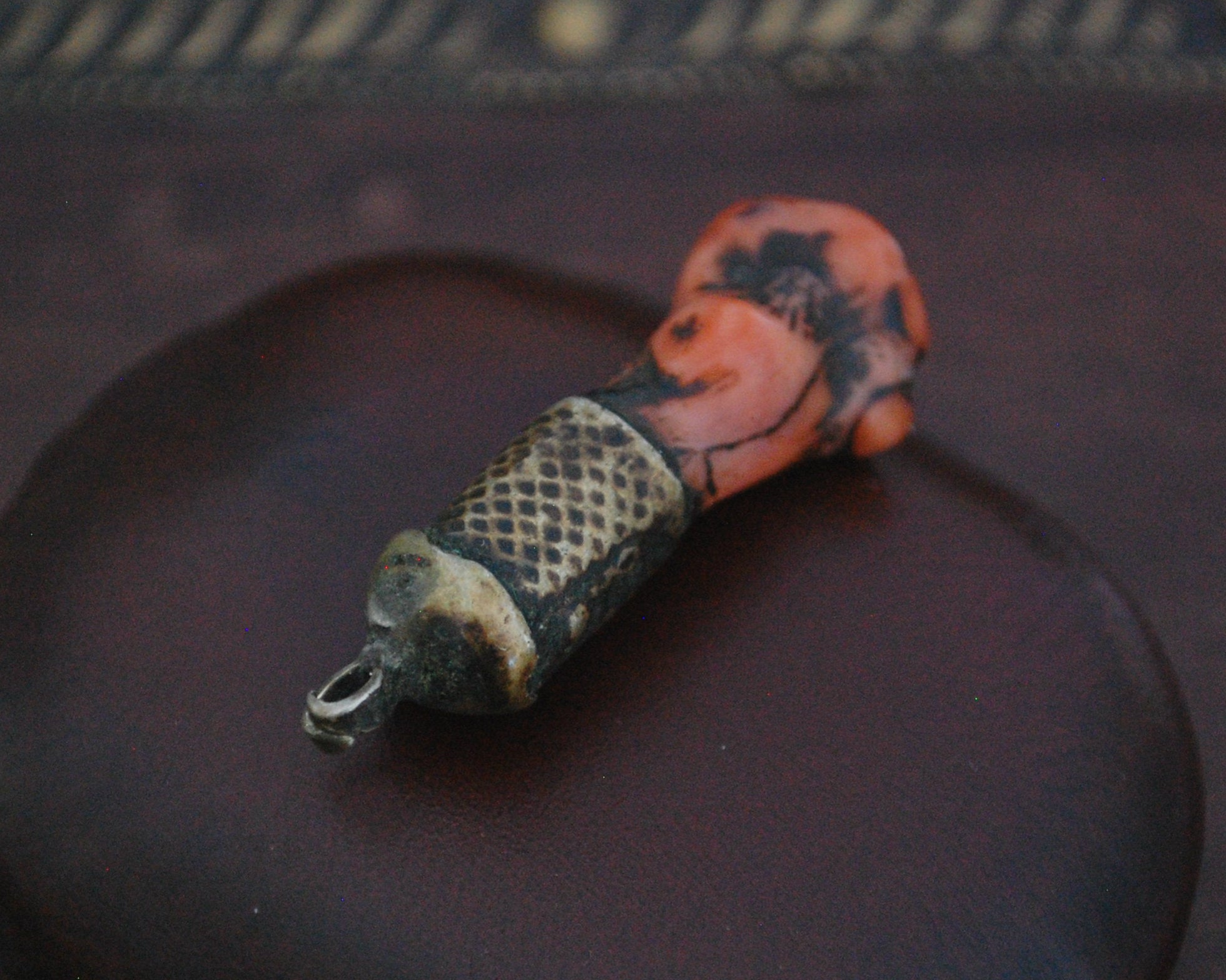 Antique Coral Pendant from Morocco