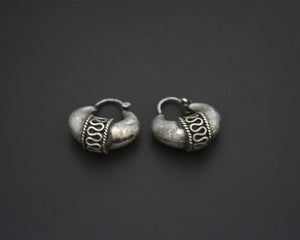 Ethnic Hoop Earrings - SMALL