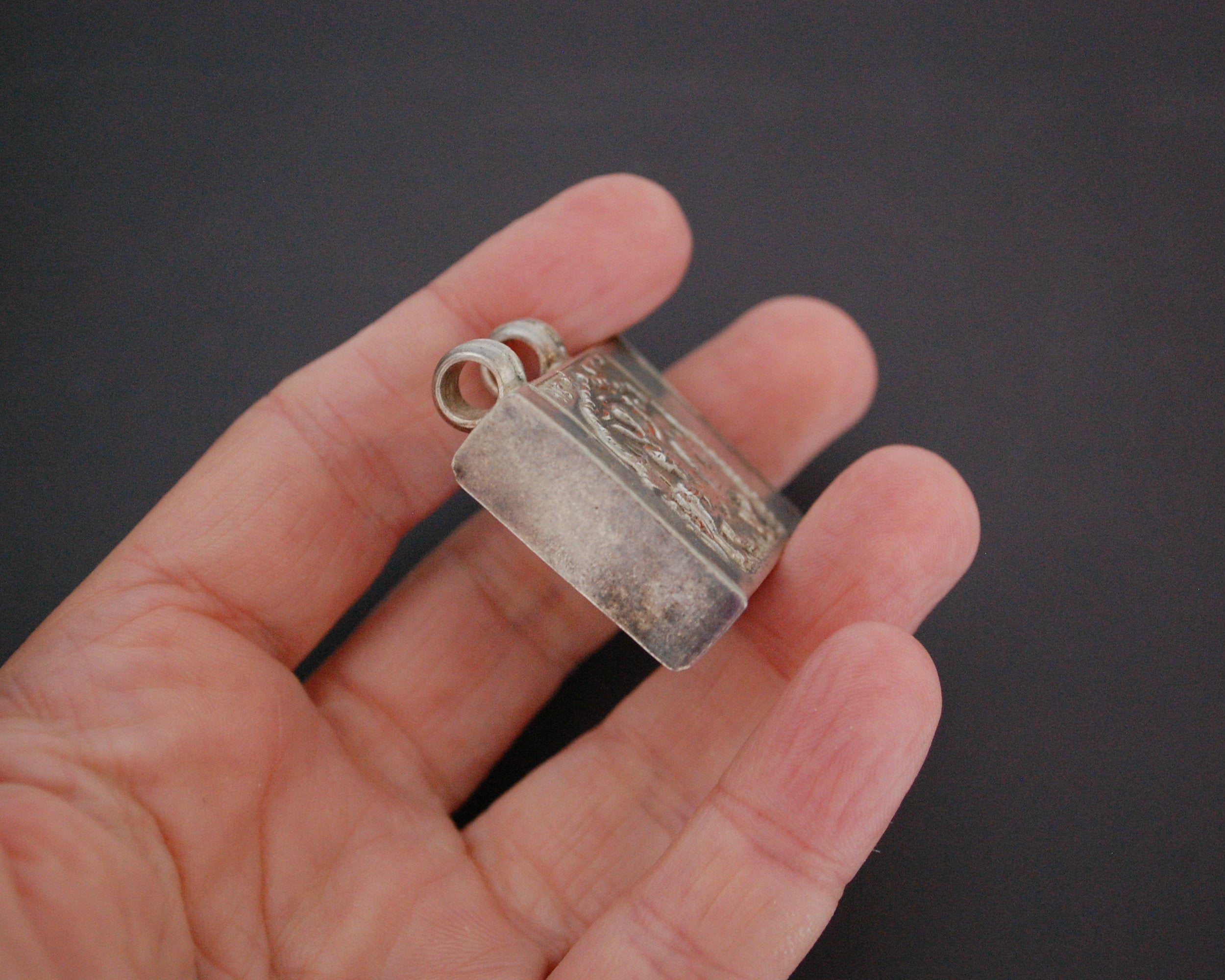 Hindu Amulet Box Pendant Durga