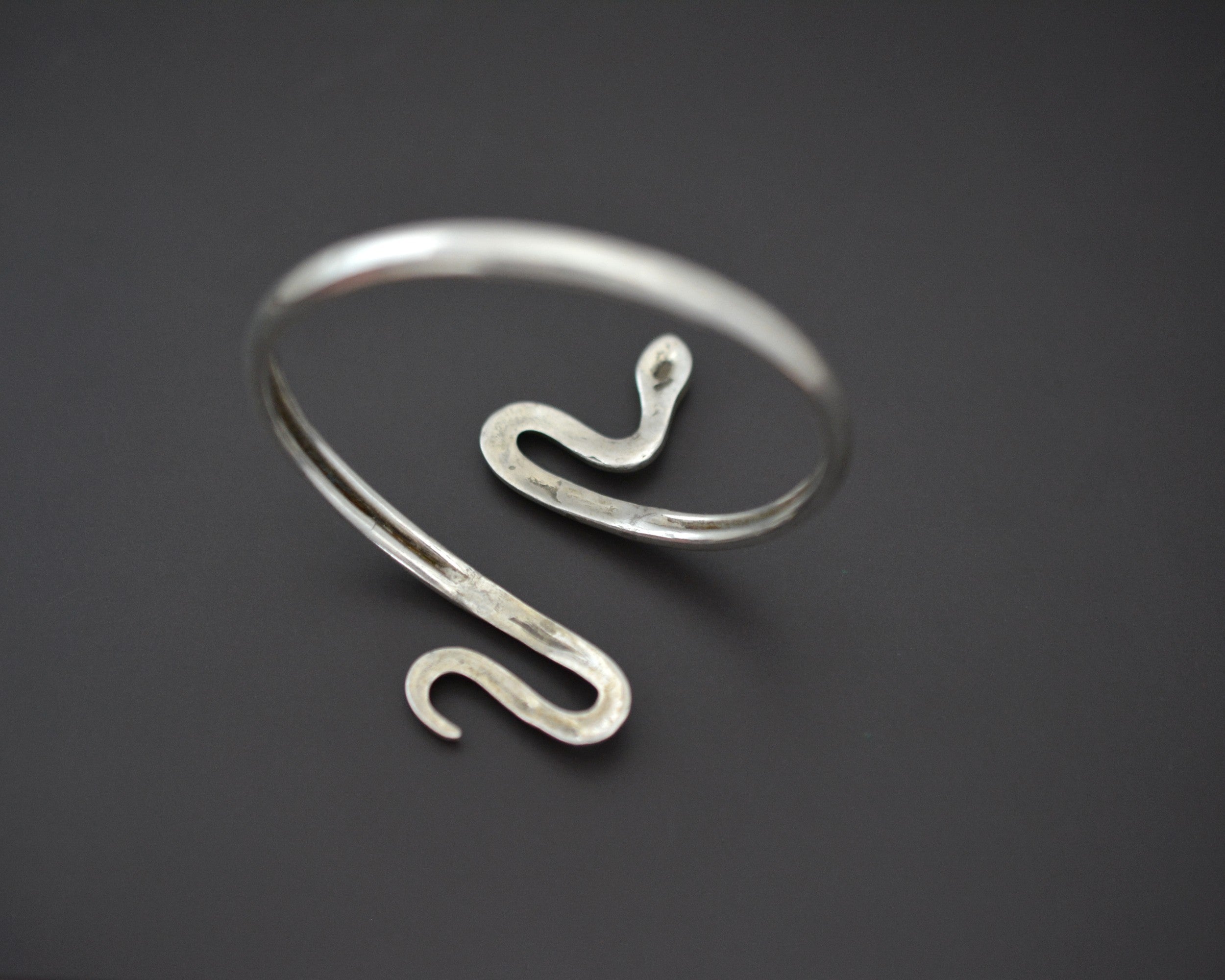 Vintage Silver Snake Bracelet