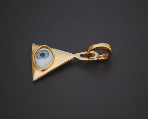Magical Gilded Eye Amulet Pendant