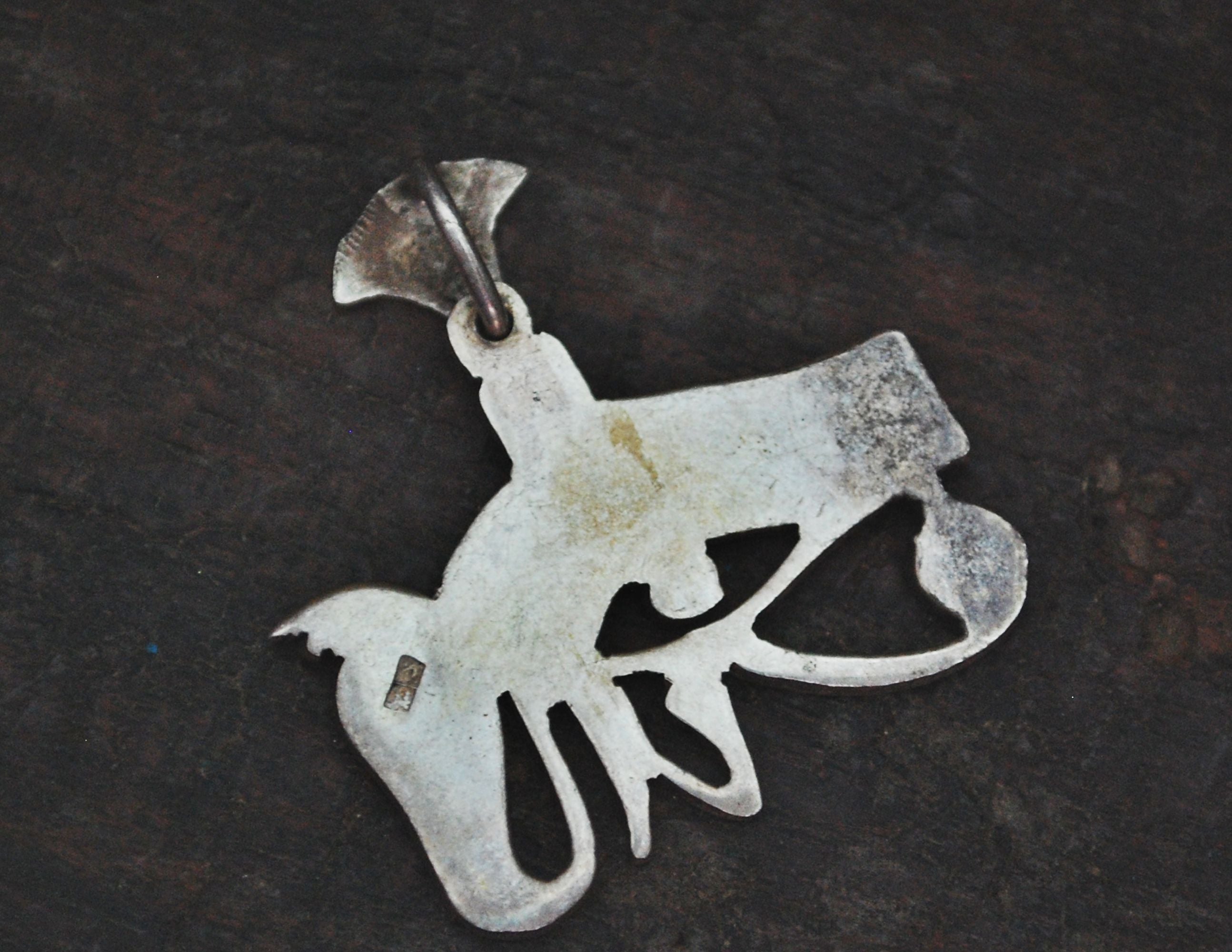 Eye of Horus Silver Amulet from Egypt