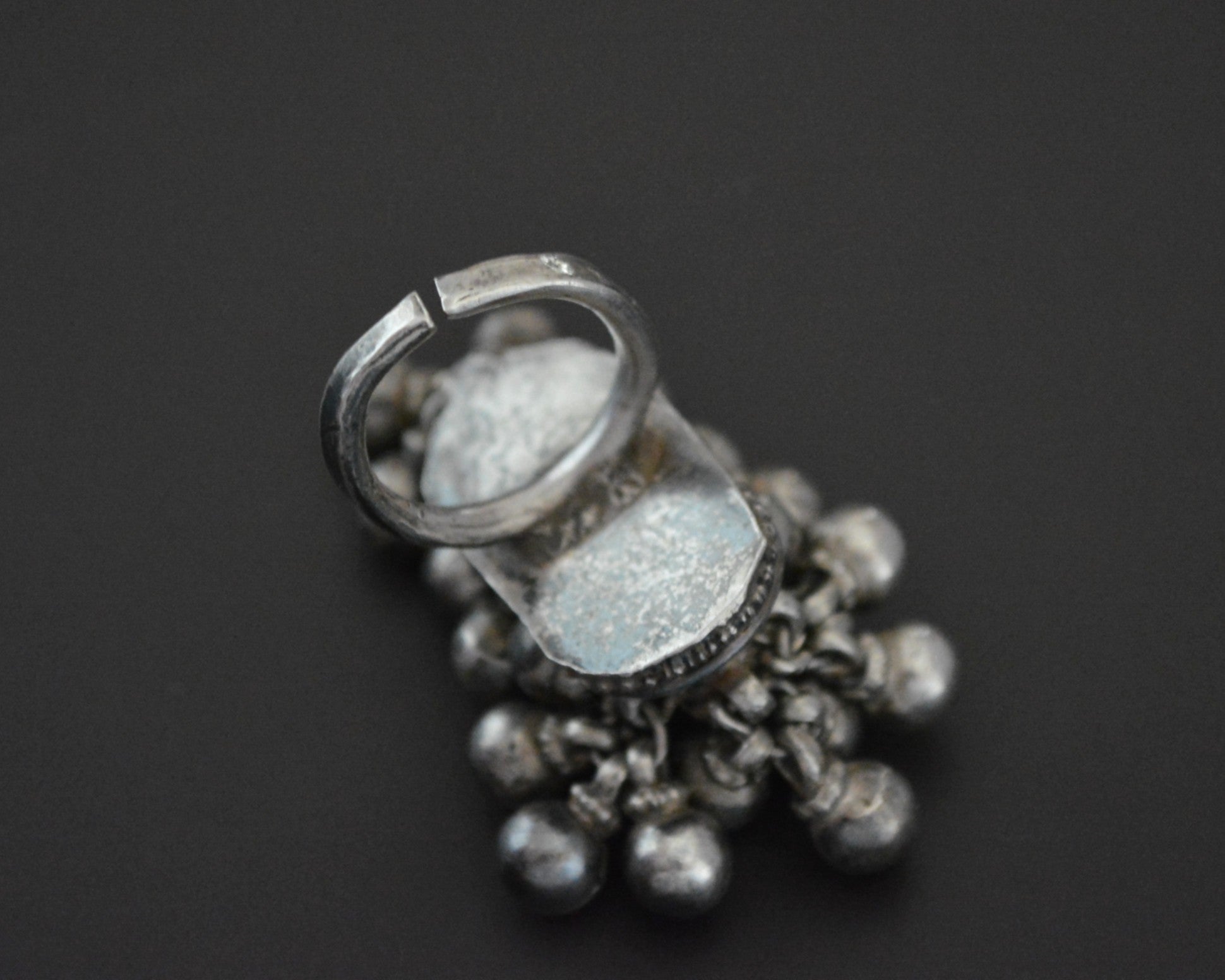 Rajasthani Silver Ring with Bells