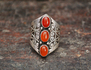 Indian Carnelian Ring - Size 8