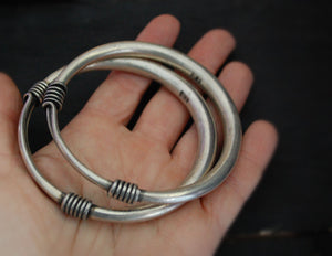 Hmong Miao Bangle Bracelet - PAIR
