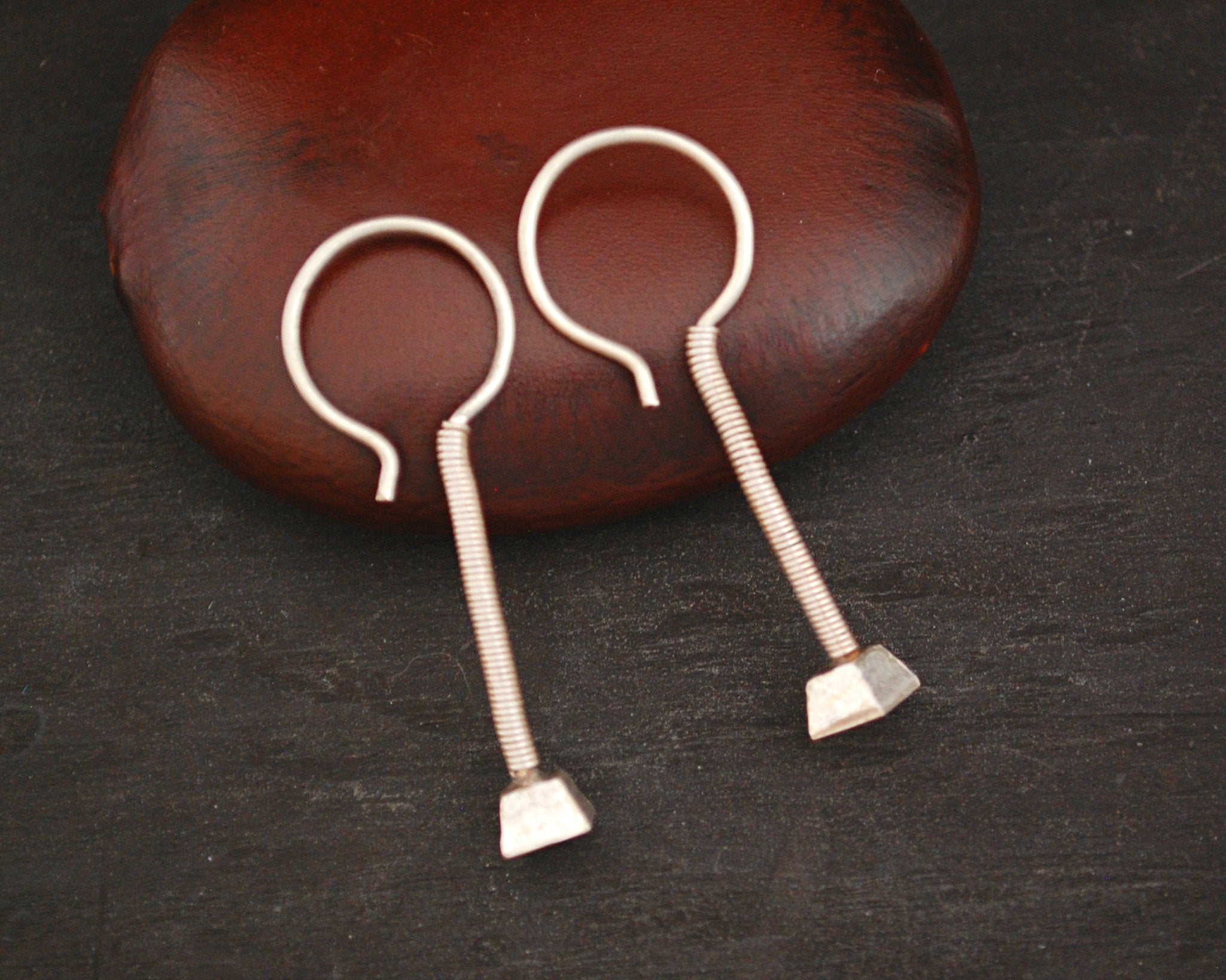 Gujarati Silver Earrings