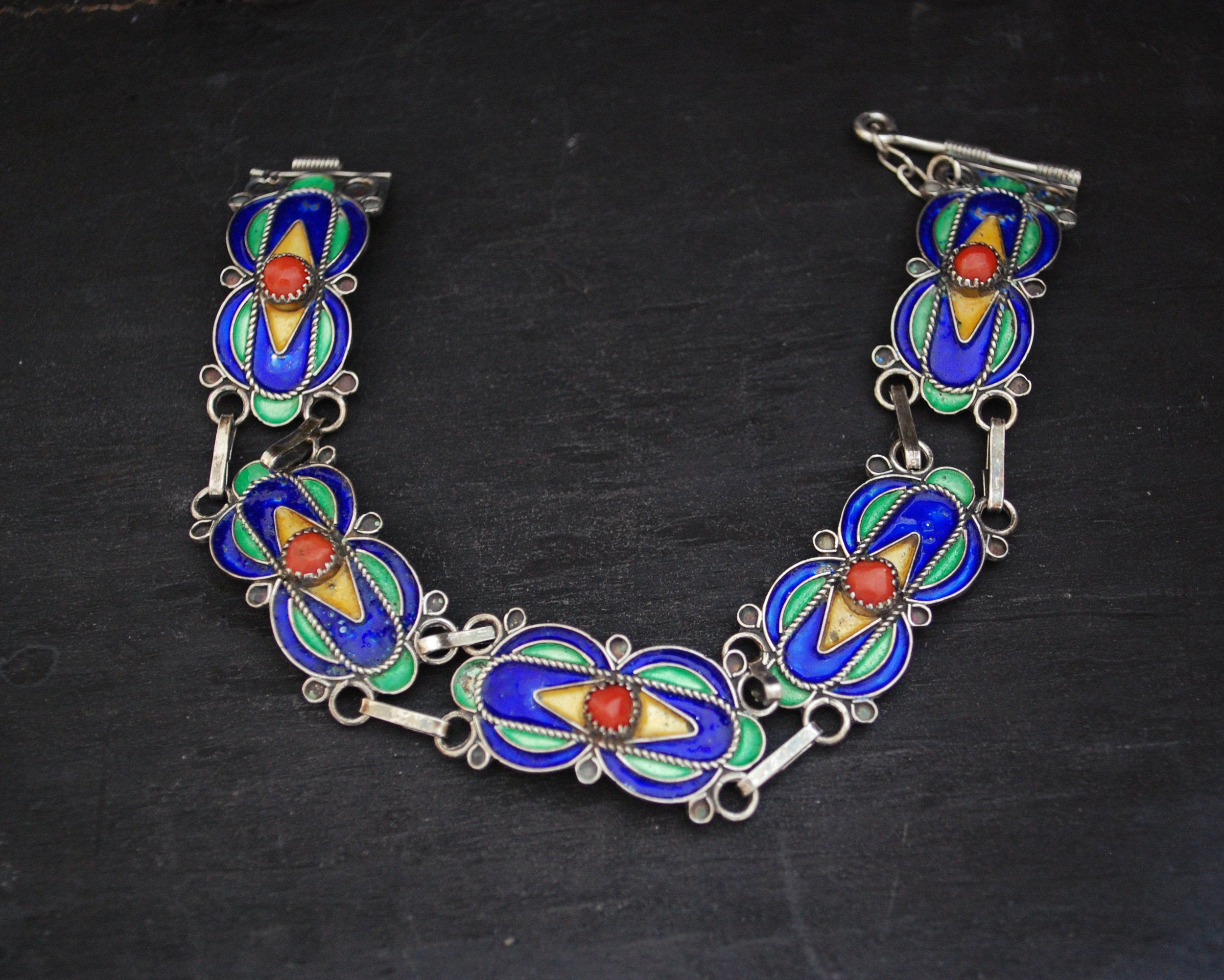 Algerian Kabyle Berber Bracelet with Corals