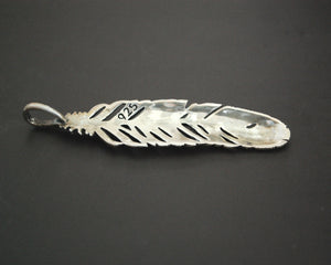 Sterling Silver Feather Pendant