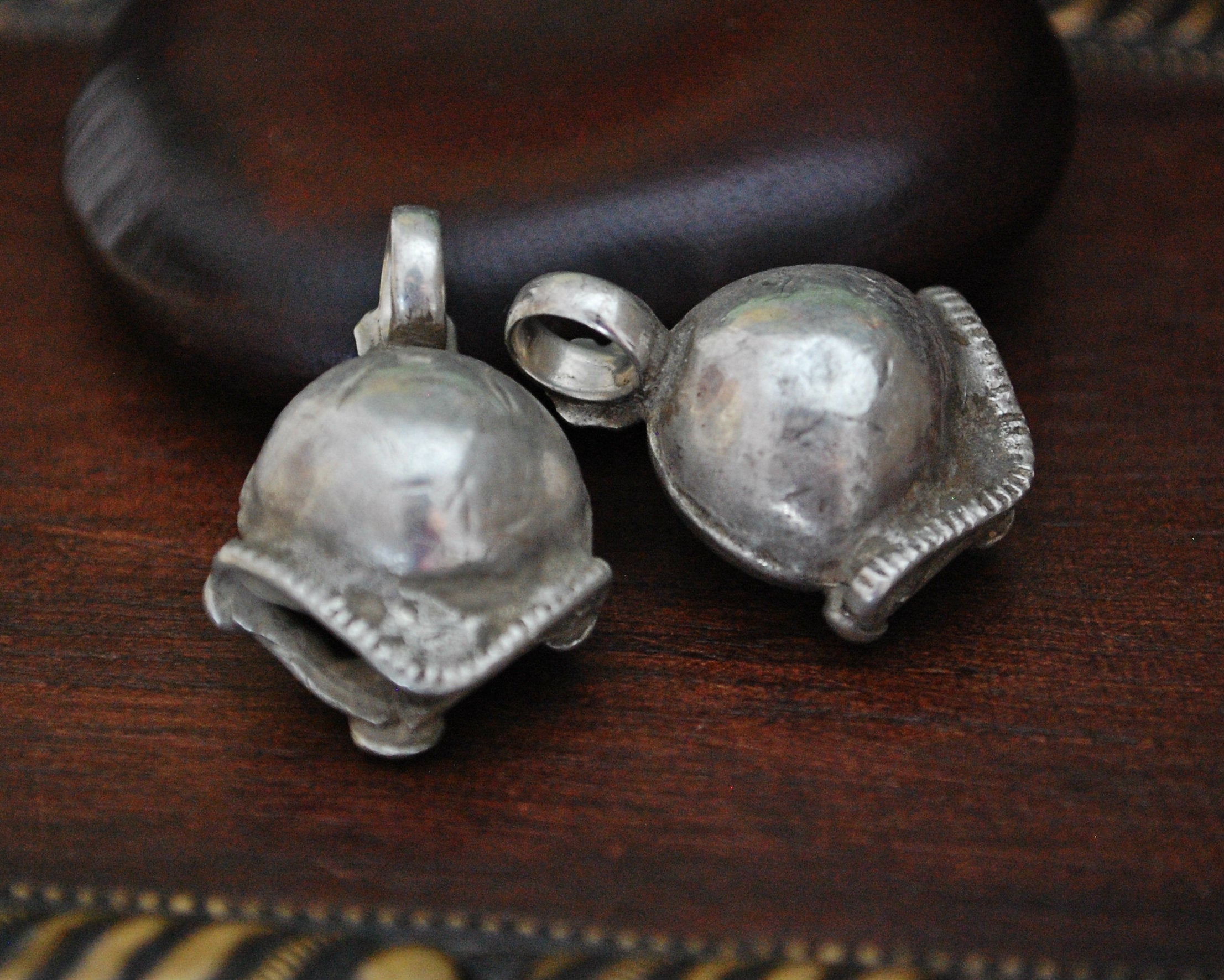 Old Afghani Bell Pendants