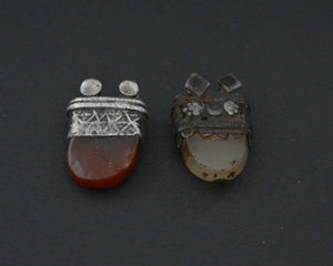 Set of Two Old Yemeni Pendants