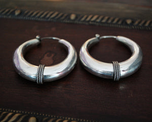 Bold Ethnic Hoop Earrings - MEDIUM/LARGE