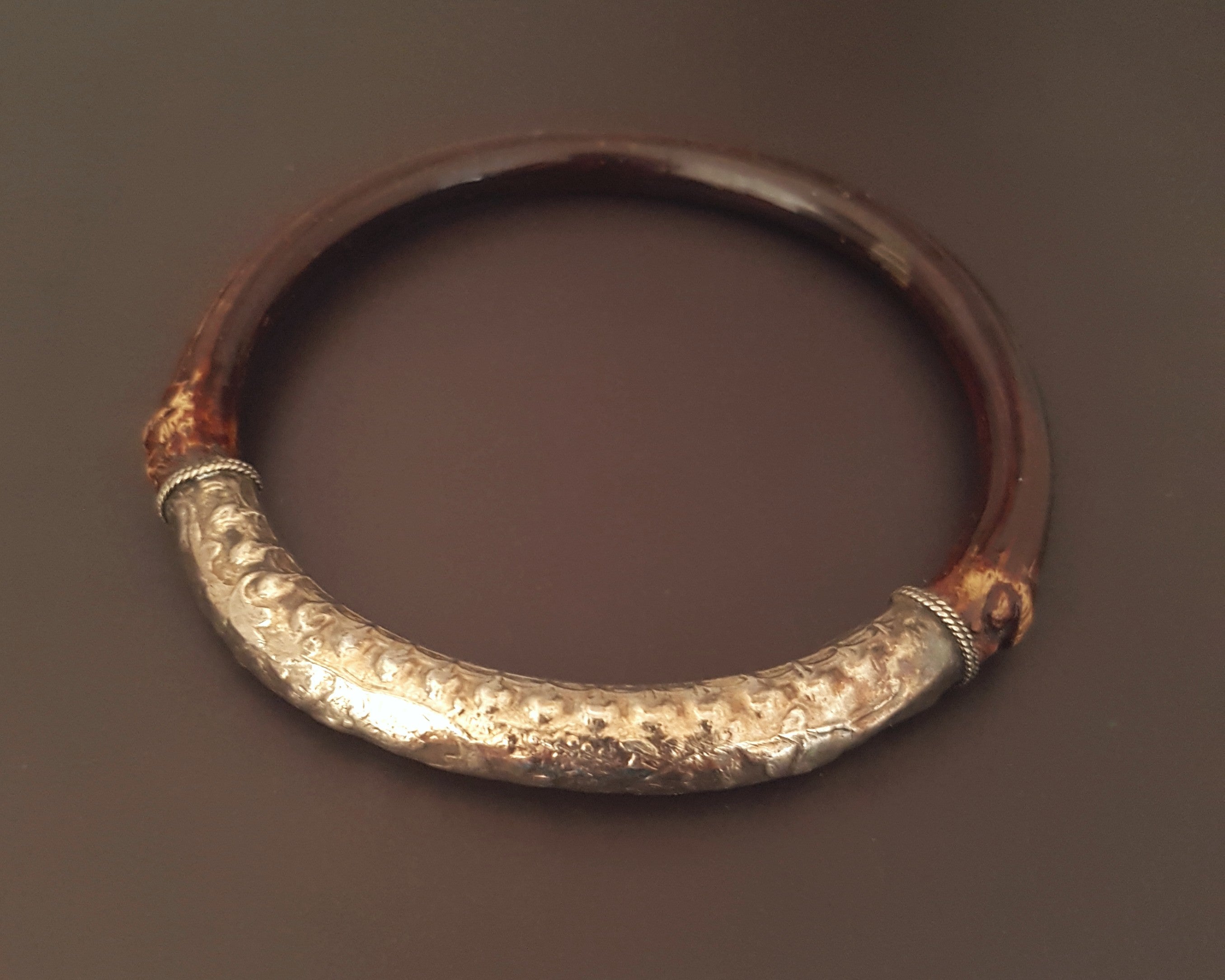 Chinese Bamboo Bracelet with Silver