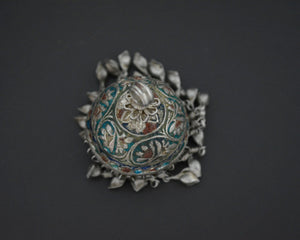 Uzbek Enamel Tassel Pendant