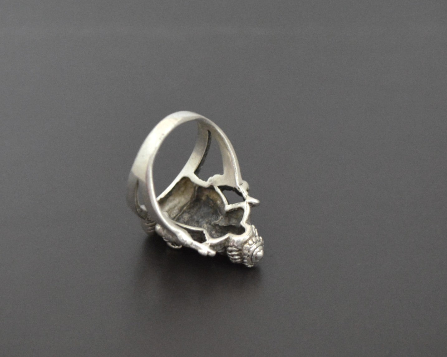 Ganesha Sterling Silver Ring - Size 9