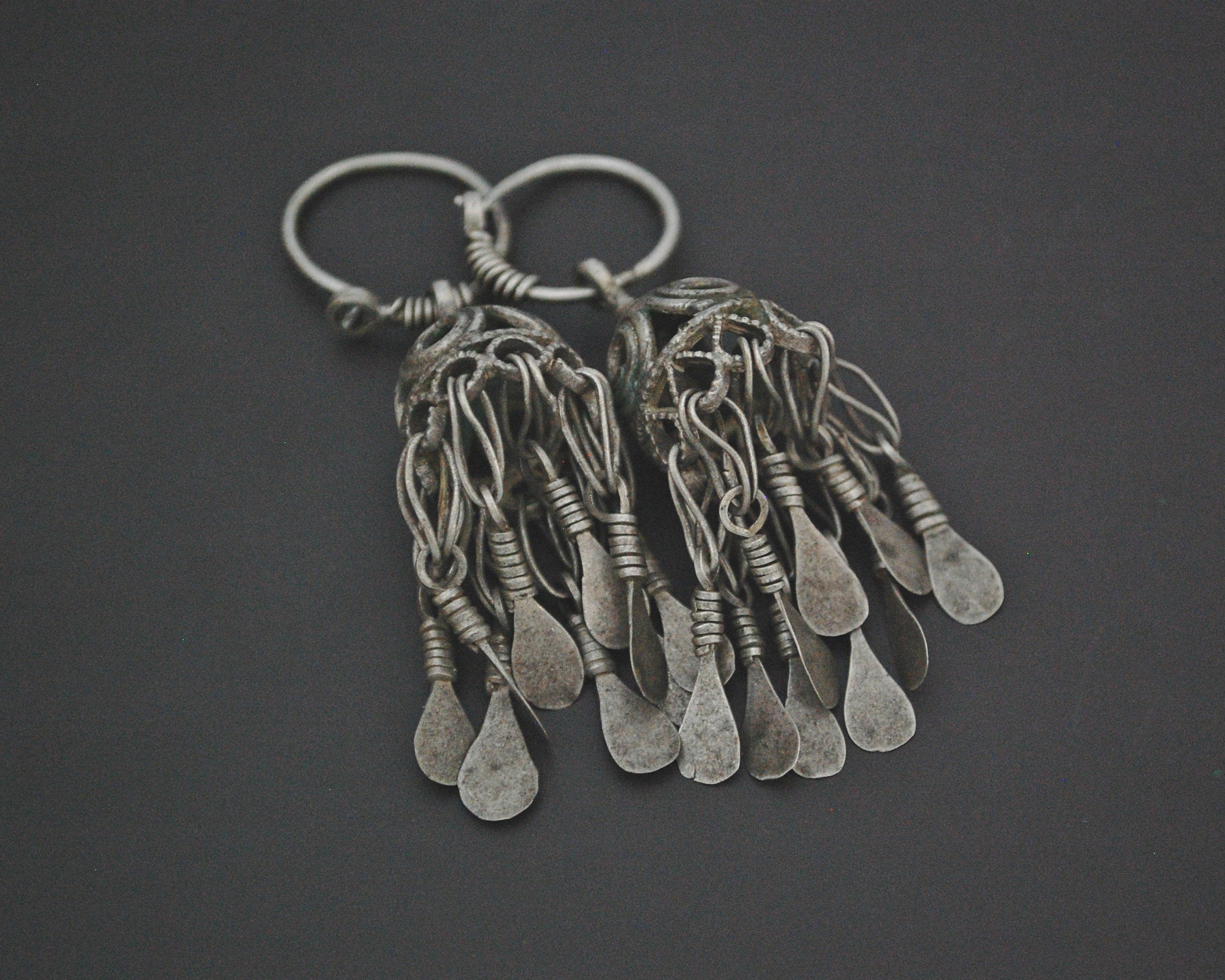Old Afghani Tassel Earrings