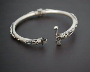 Indian Hinged Silver Bracelet