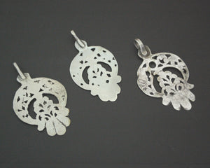Set of Tunisian Old Silver Pendants