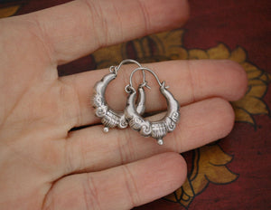 Ethnic Indian Hoop Earrings - XS