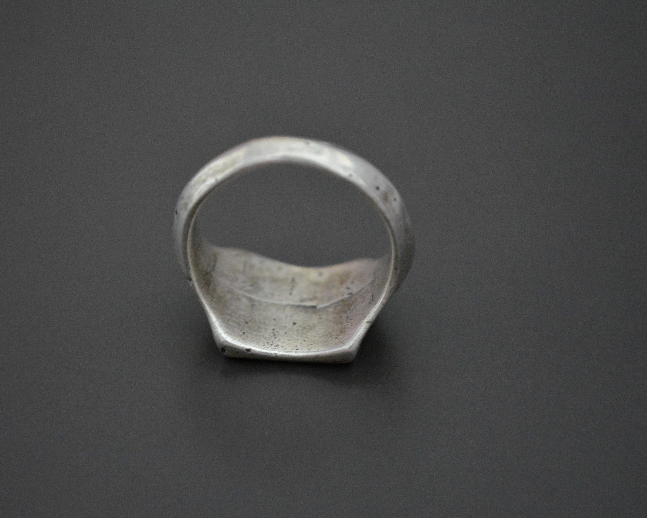 Persian Seljuk Calligraphy Signet Ring - Size 7