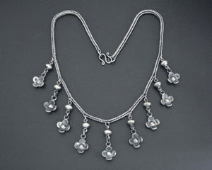 Bali Braided Snake Chain Necklace with Dangles