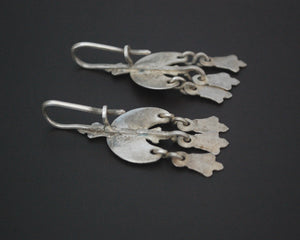 Old Moroccan Berber Earrings with Dangles
