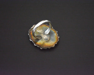 Zuni Cluster Turquoise Ring - Size 6