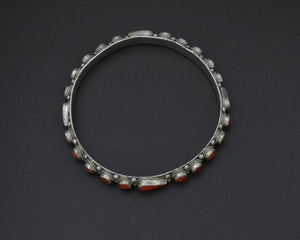 Berber Coral Bangle Bracelet