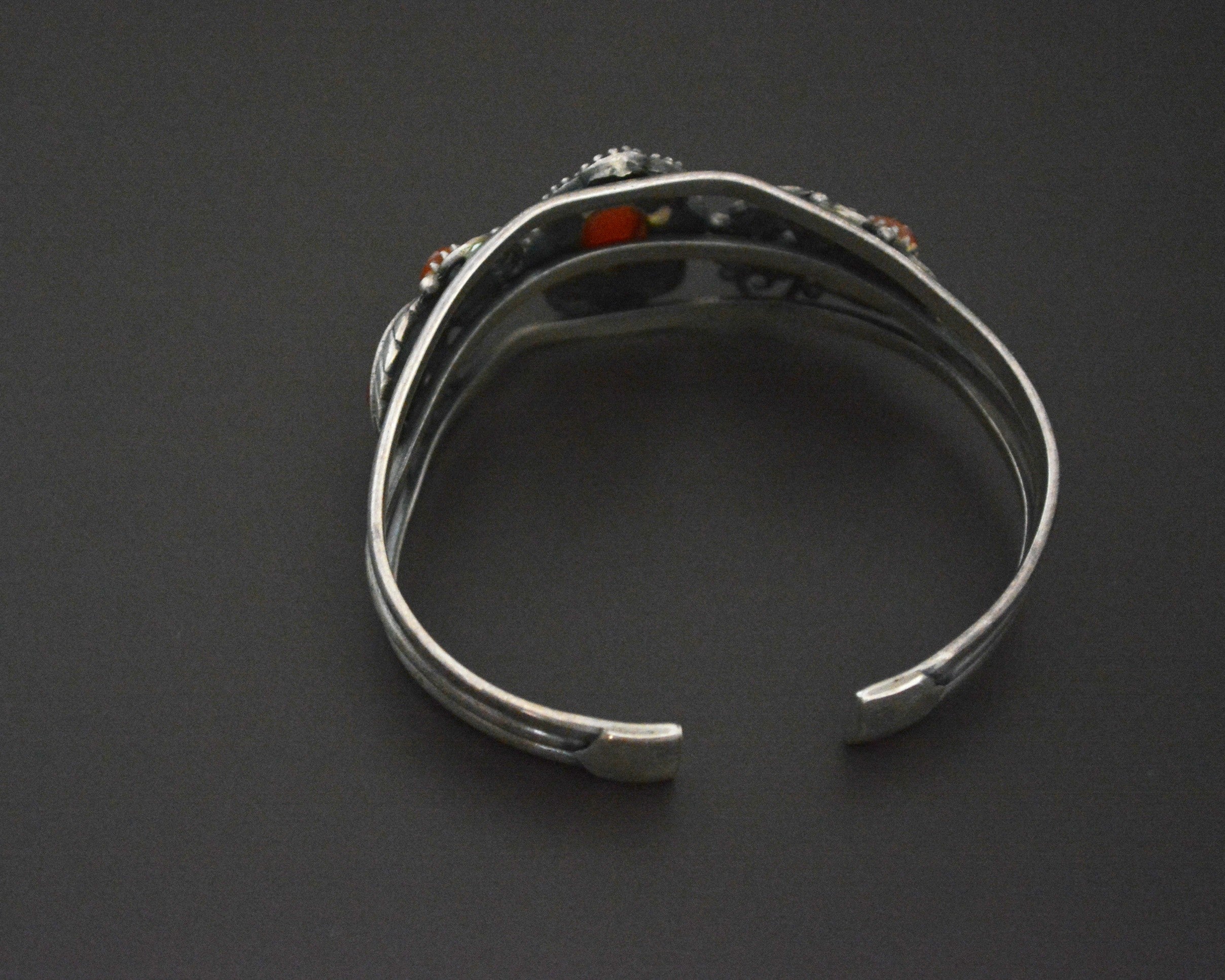 Native American Carnelian Cuff Bracelet