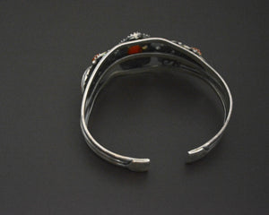 Native American Carnelian Cuff Bracelet
